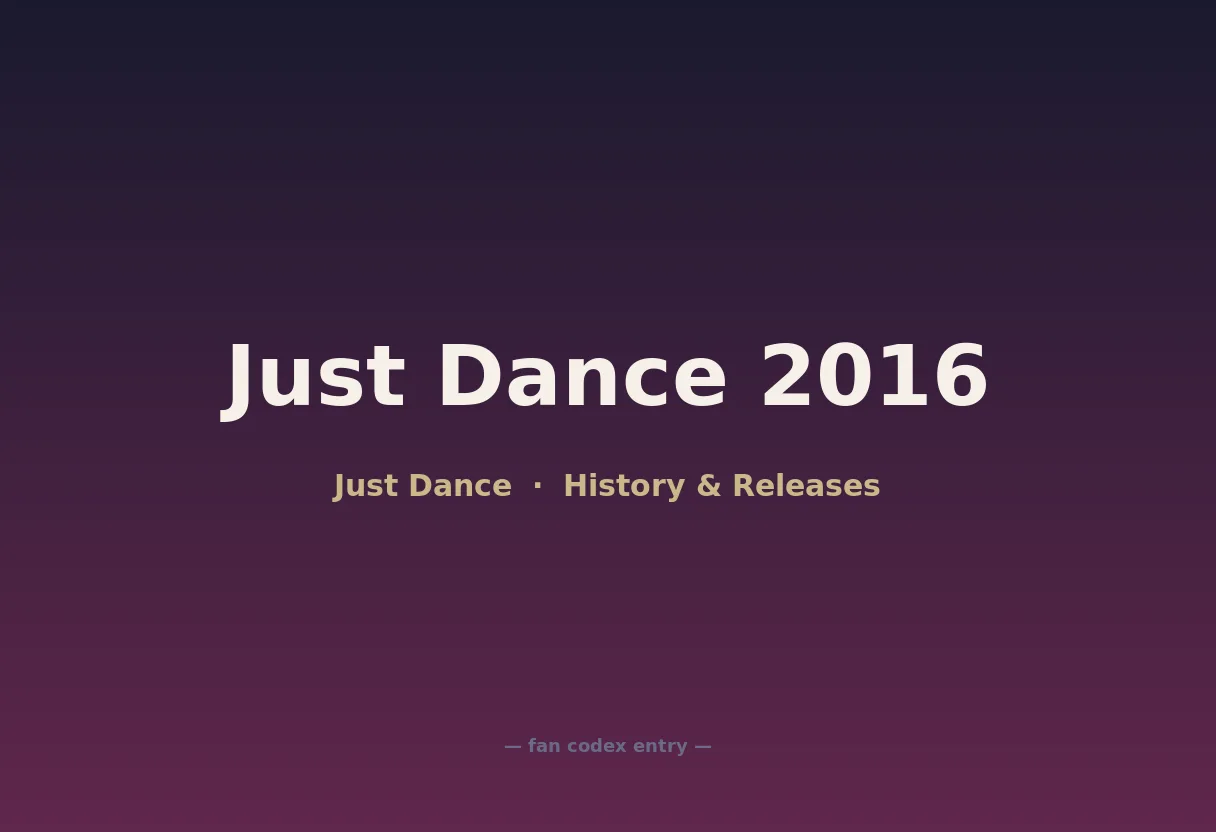 Just Dance 2016