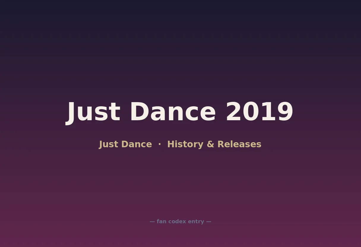 Just Dance 2019