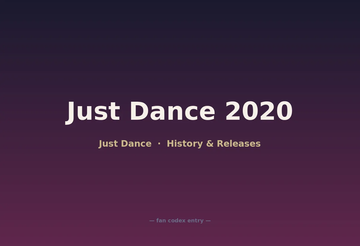 Just Dance 2020