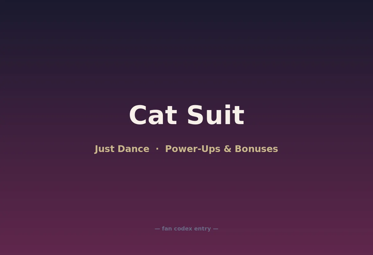 Cat Suit